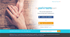 Desktop Screenshot of myparkinsonsteam.com